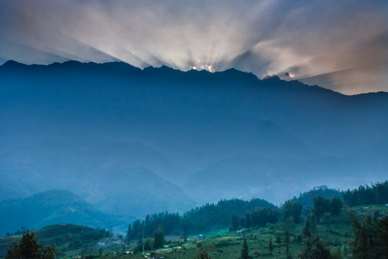 Sapa-coucher de soleil